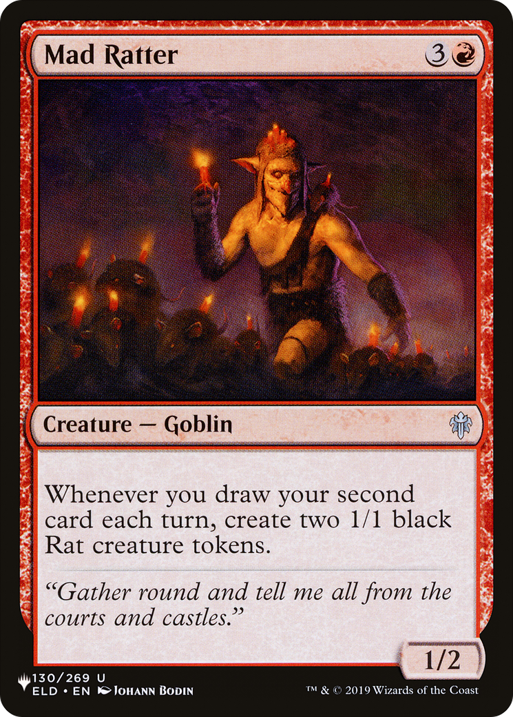 Mad Ratter [The List] | Cards and Coasters CA