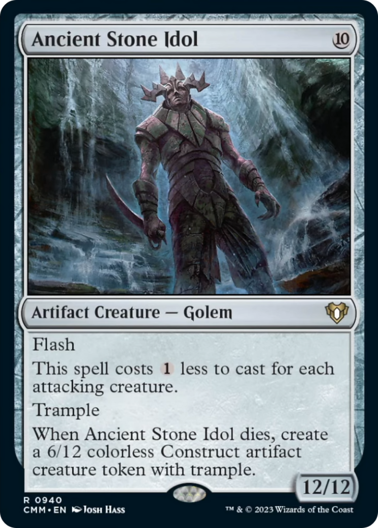 Ancient Stone Idol [Commander Masters] | Cards and Coasters CA