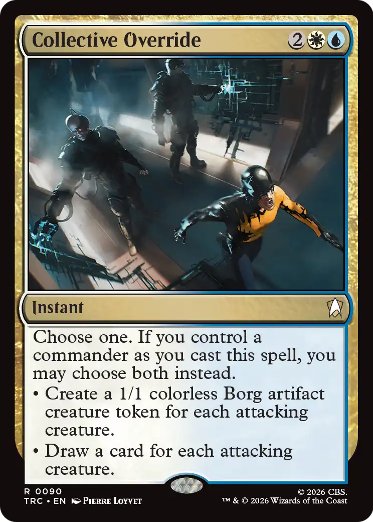 Collective Override [Star Trek Commander] | Cards and Coasters CA