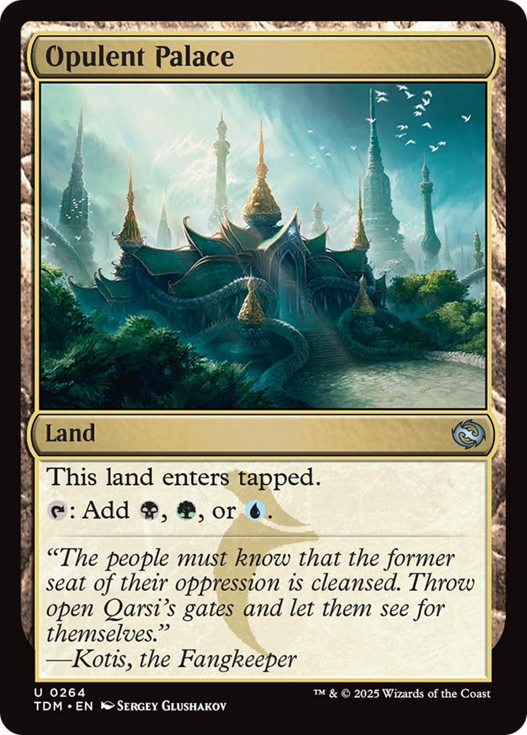 Opulent Palace [Tarkir: Dragonstorm] | Cards and Coasters CA