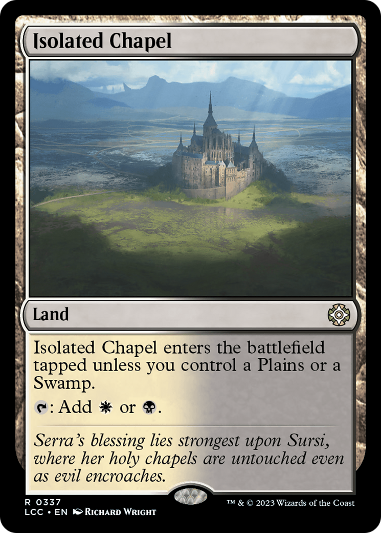 Isolated Chapel [The Lost Caverns of Ixalan Commander] | Cards and Coasters CA