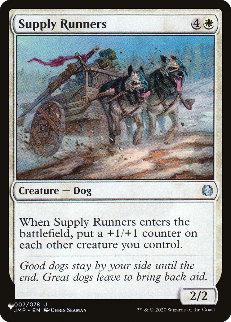 Supply Runners [The List Reprints] | Cards and Coasters CA