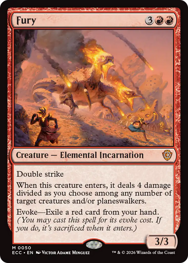 Fury [Lorwyn Eclipsed Commander] | Cards and Coasters CA