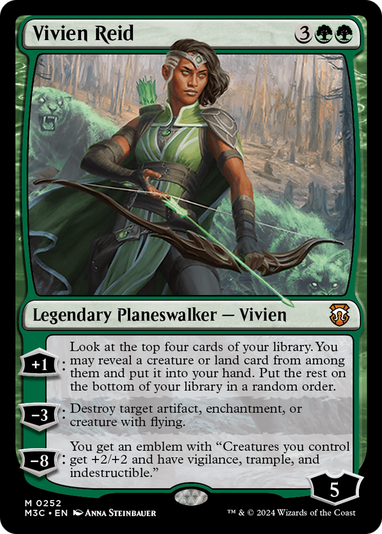 Vivien Reid (Ripple Foil) [Modern Horizons 3 Commander] | Cards and Coasters CA