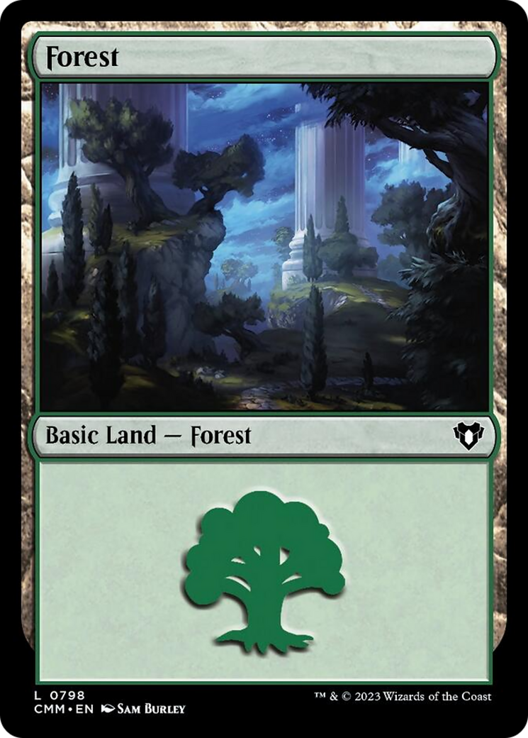 Forest (798) [Commander Masters] | Cards and Coasters CA