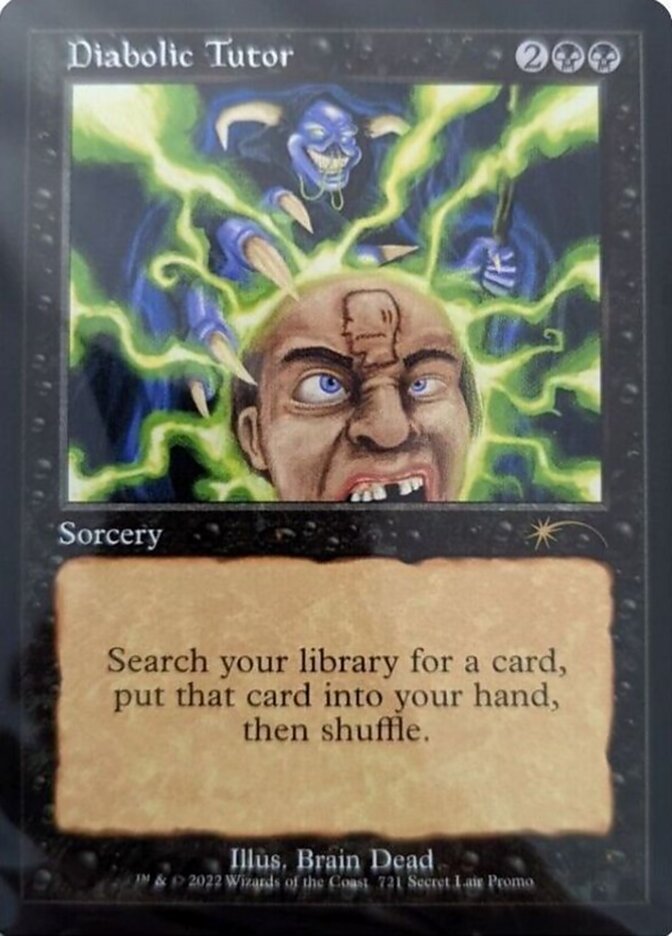 Diabolic Tutor (Retro) [Secret Lair Drop Promos] | Cards and Coasters CA