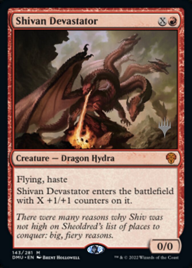 Shivan Devastator (Promo Pack) [Dominaria United Promos] | Cards and Coasters CA