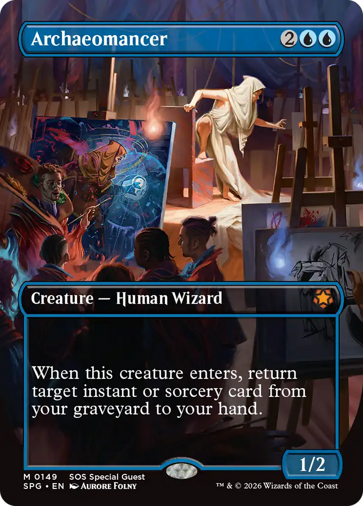 Archaeomancer (Borderless) [Secrets of Strixhaven Special Guests] | Cards and Coasters CA