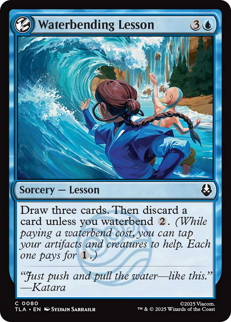 Waterbending Lesson [Avatar: The Last Airbender] | Cards and Coasters CA