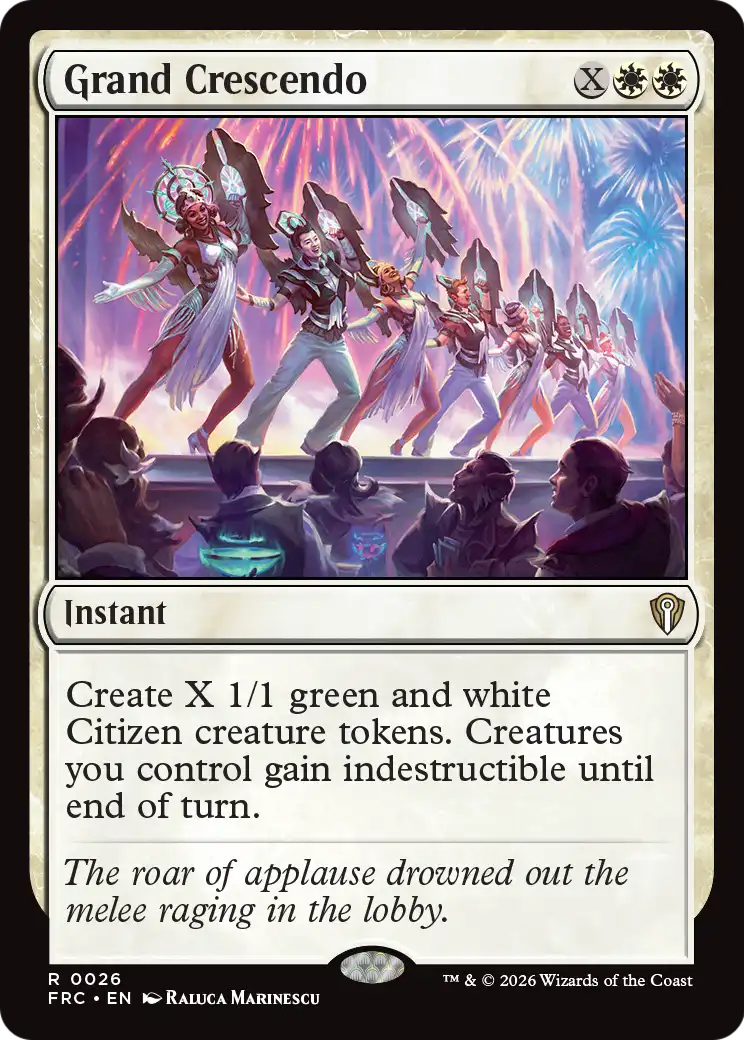 Grand Crescendo [Reality Fracture Commander] | Cards and Coasters CA