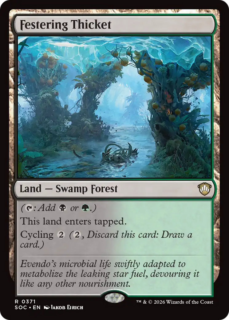 Festering Thicket [Secrets of Strixhaven Commander] | Cards and Coasters CA