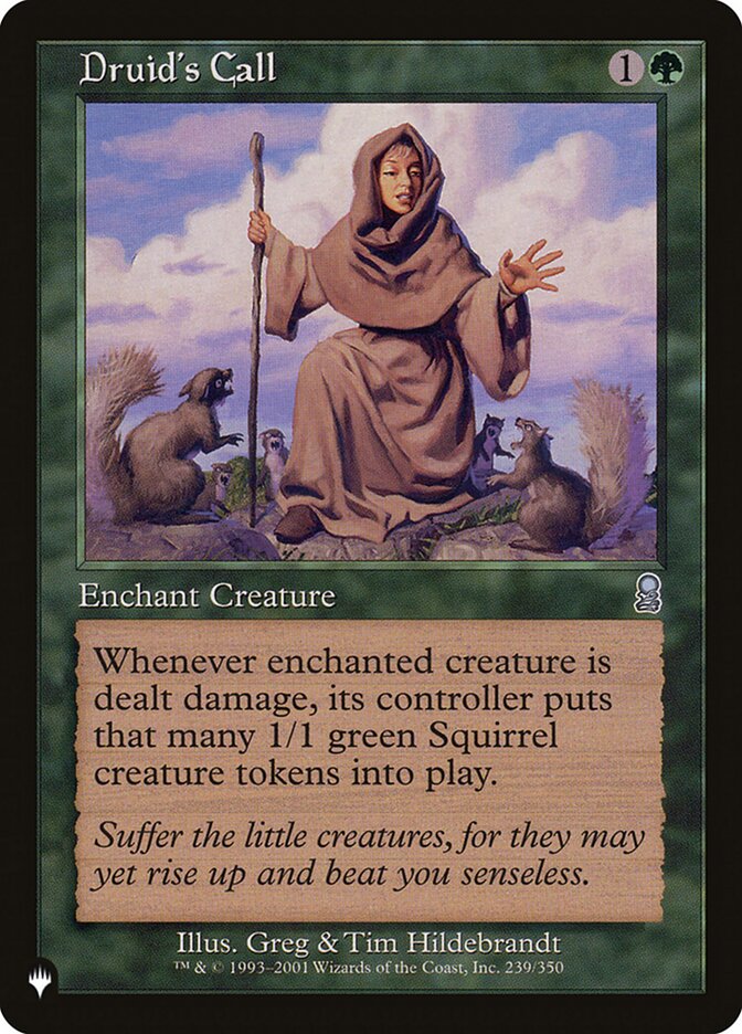 Druid's Call [The List] | Cards and Coasters CA