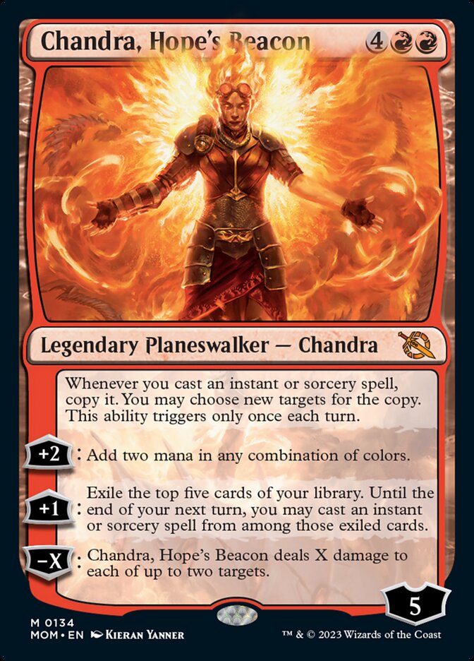 Chandra, Hope's Beacon [March of the Machine] | Cards and Coasters CA