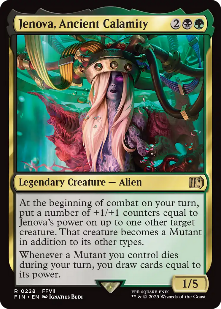 Jenova, Ancient Calamity [FINAL FANTASY] | Cards and Coasters CA