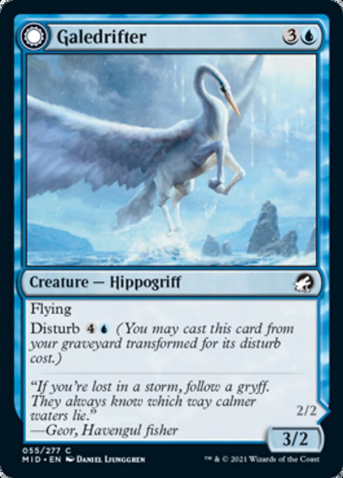 Galedrifter // Waildrifter [Innistrad: Midnight Hunt] | Cards and Coasters CA