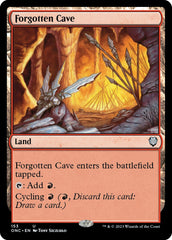 Forgotten Cave [Phyrexia: All Will Be One Commander] | Cards and Coasters CA