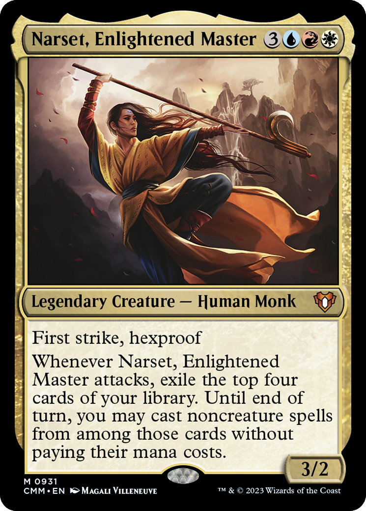 Narset, Enlightened Master [Commander Masters] | Cards and Coasters CA