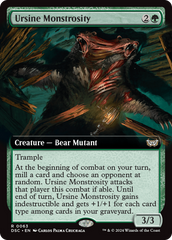 Ursine Monstrosity (Extended Art) [Duskmourn: House of Horror Commander] | Cards and Coasters CA