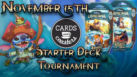 Draft Room Lorcana Starter Deck Tournament Azurite Sea ticket