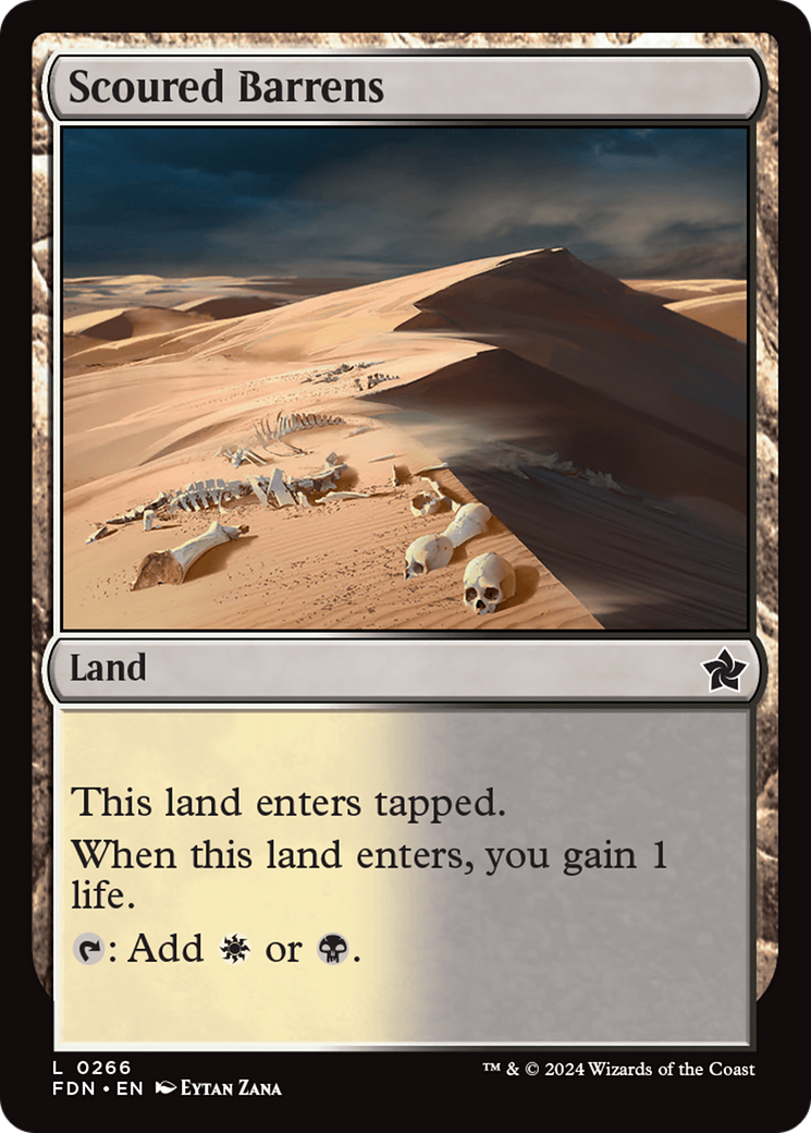 Scoured Barrens [Foundations] | Cards and Coasters CA