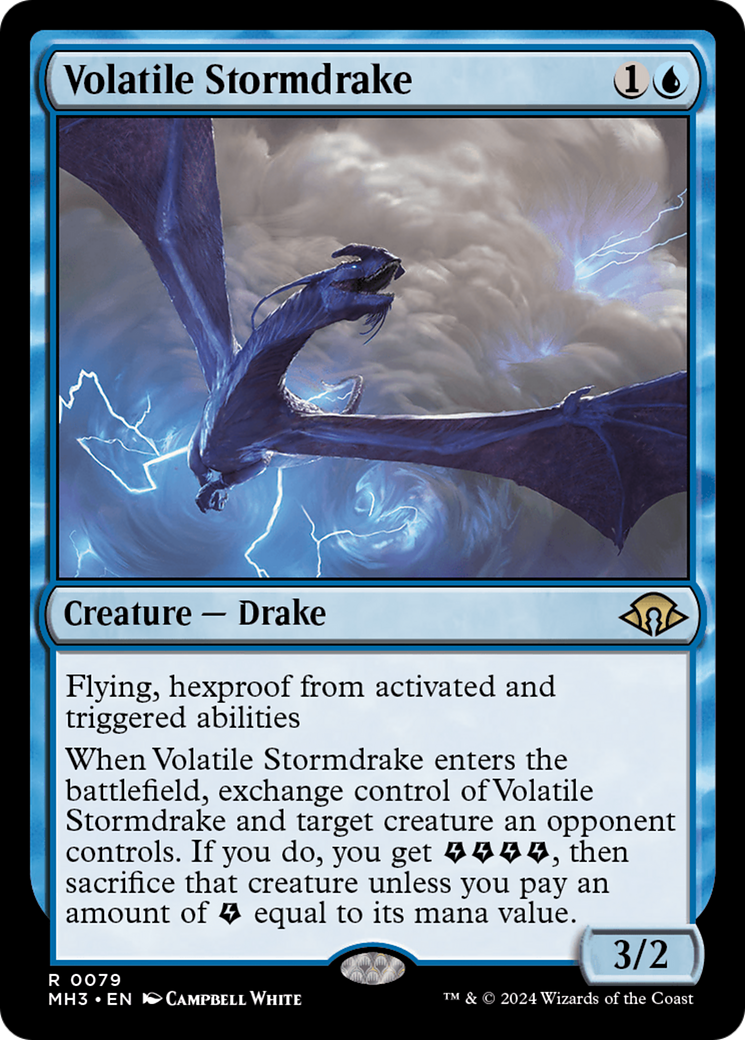 Volatile Stormdrake [Modern Horizons 3] | Cards and Coasters CA
