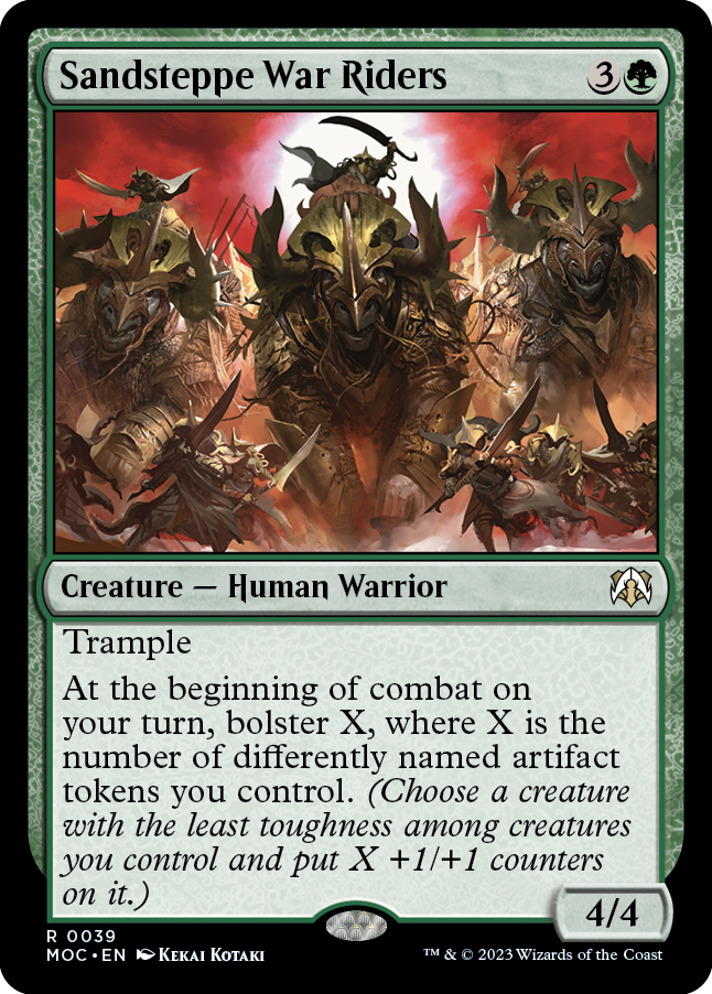 Sandsteppe War Riders [March of the Machine Commander] | Cards and Coasters CA