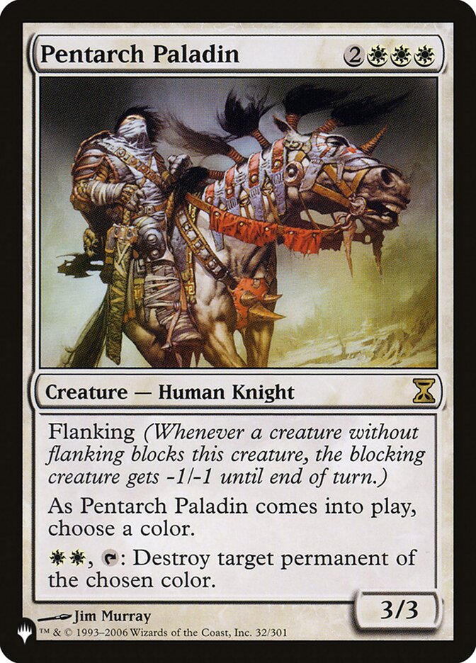 Pentarch Paladin [The List] | Cards and Coasters CA