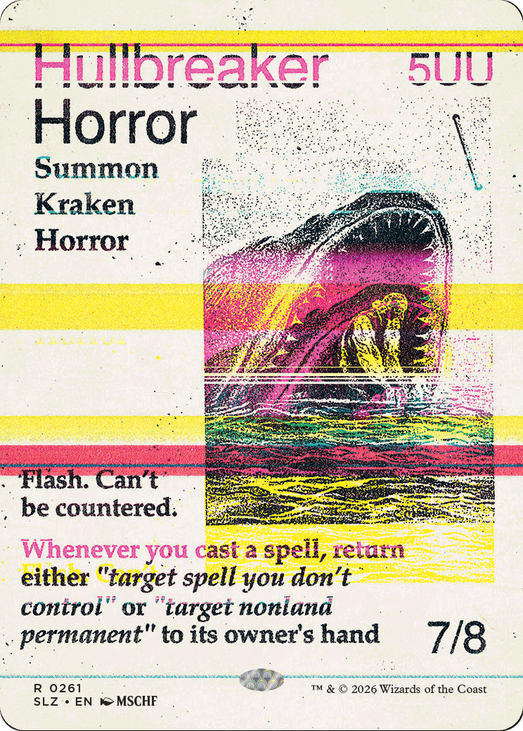 Hullbreaker Horror (0261) [Secret Lair x MSCHF: The Zeta Set] | Cards and Coasters CA