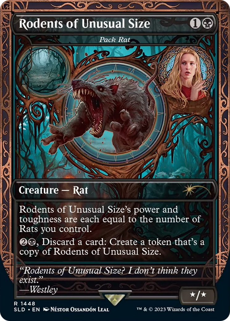Rodents of Unusual Size - Pack Rat [Secret Lair Drop Series] | Cards and Coasters CA