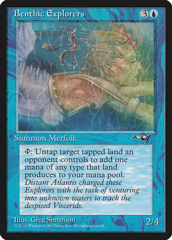 Benthic Explorers (Looking to the Side) [Alliances] | Cards and Coasters CA