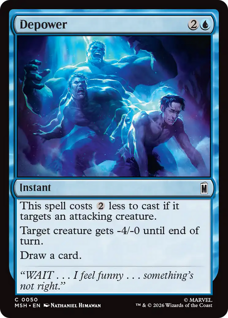 Depower [Marvel Super Heroes] | Cards and Coasters CA