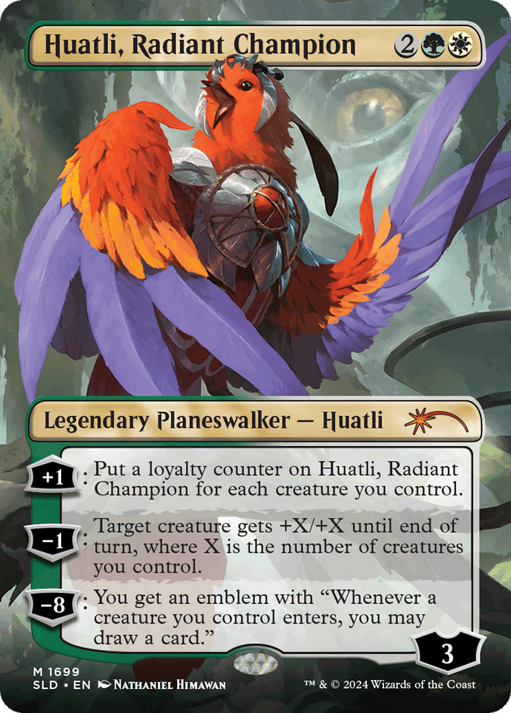 Huatli, Radiant Champion (Rainbow Foil) [Secret Lair Drop Series] | Cards and Coasters CA