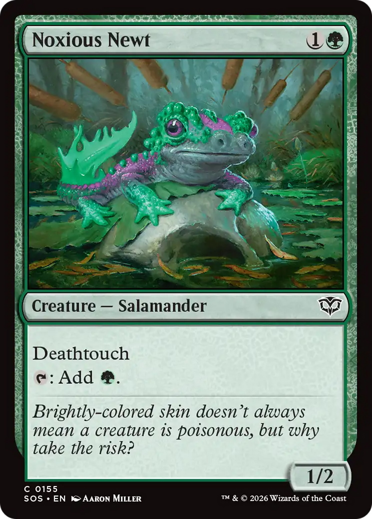 Noxious Newt [Secrets of Strixhaven] | Cards and Coasters CA