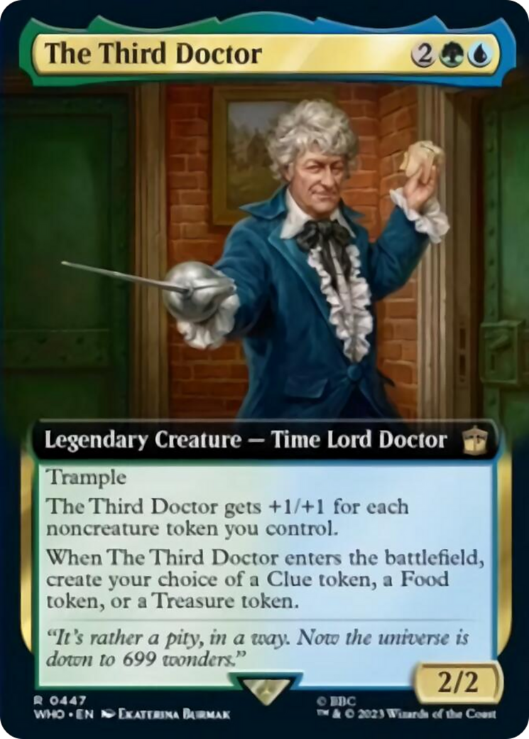The Third Doctor (Extended Art) [Doctor Who] | Cards and Coasters CA