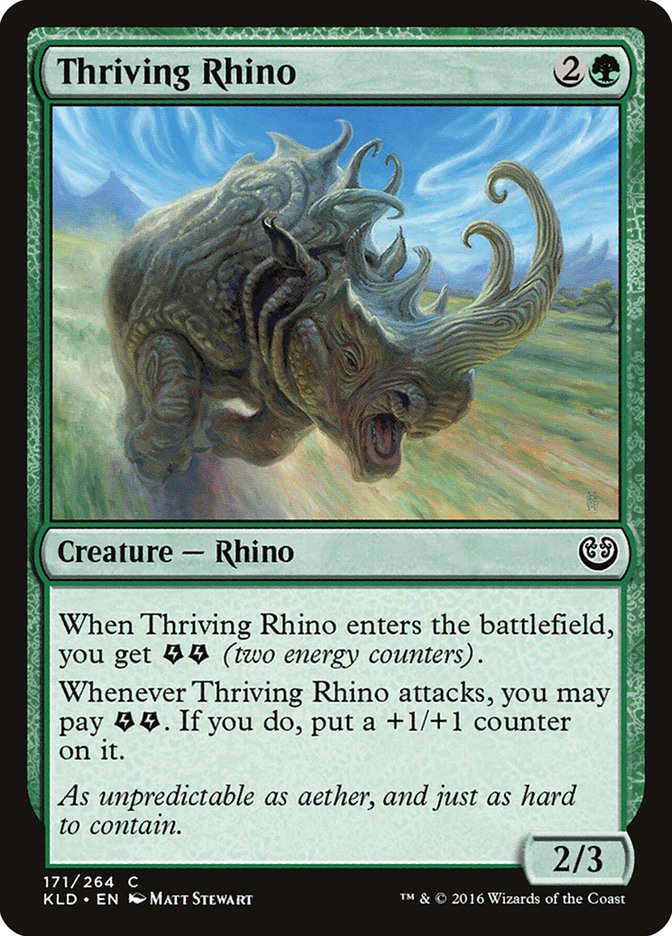 Thriving Rhino [Kaladesh] | Cards and Coasters CA