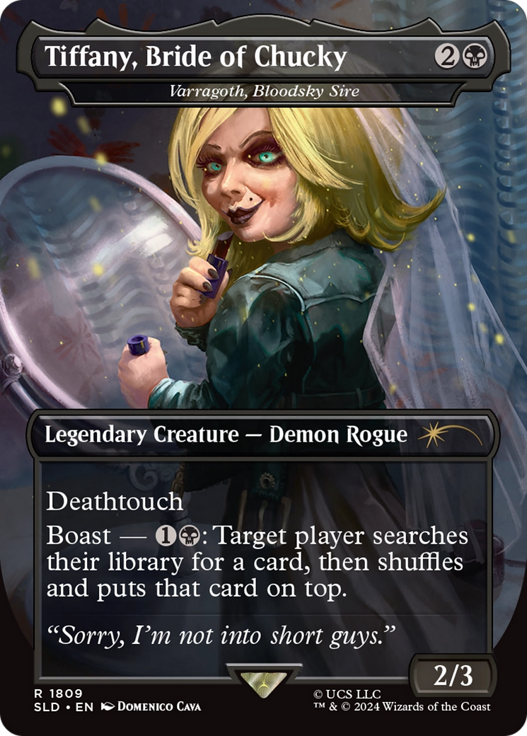 Tiffany, Bride of Chucky - Varragoth, Bloodsky Sire [Secret Lair Drop Series] | Cards and Coasters CA