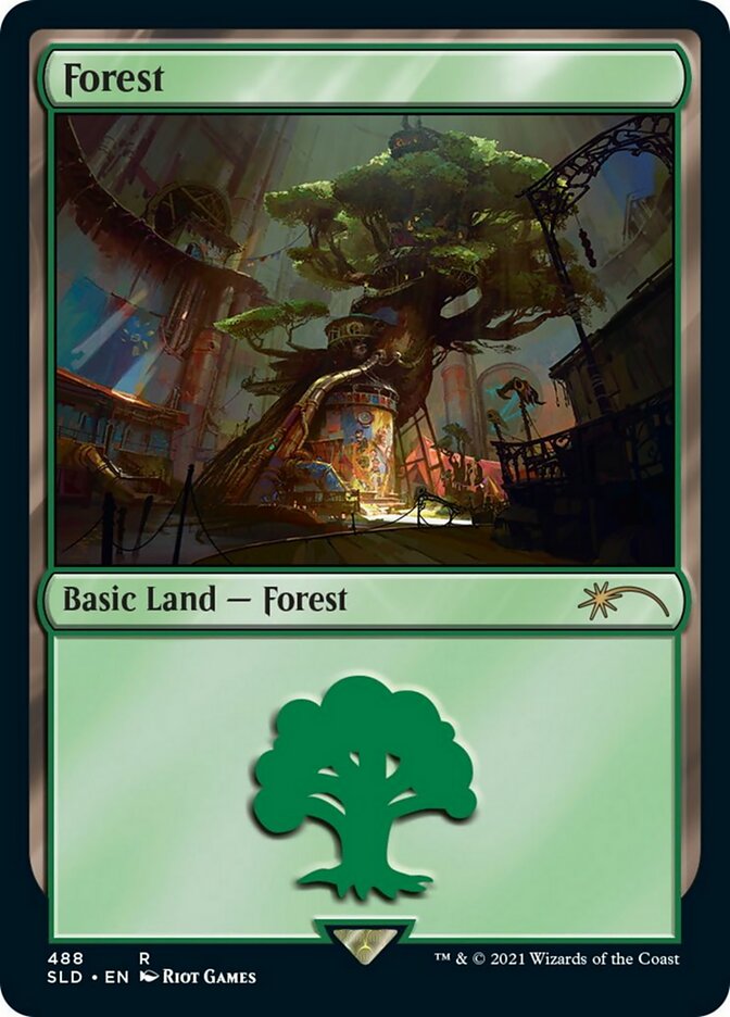 Forest (488) [Secret Lair Drop Series] | Cards and Coasters CA