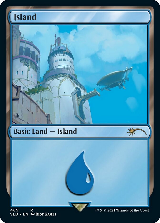 Island (485) [Secret Lair Drop Series] | Cards and Coasters CA