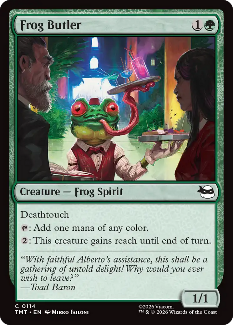Frog Butler [Teenage Mutant Ninja Turtles] | Cards and Coasters CA