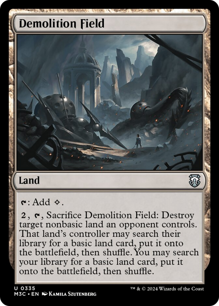 Demolition Field [Modern Horizons 3 Commander] | Cards and Coasters CA