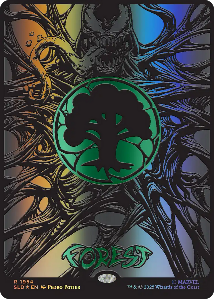 Forest (1954) (Raised Foil) [Secret Lair Drop Series] | Cards and Coasters CA