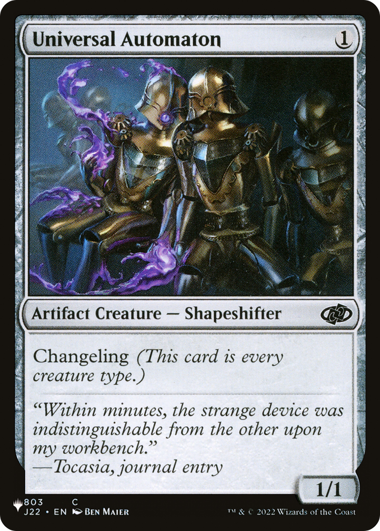 Universal Automaton (J22) [The List] | Cards and Coasters CA