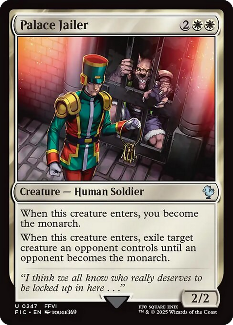 Palace Jailer [FINAL FANTASY Commander] | Cards and Coasters CA