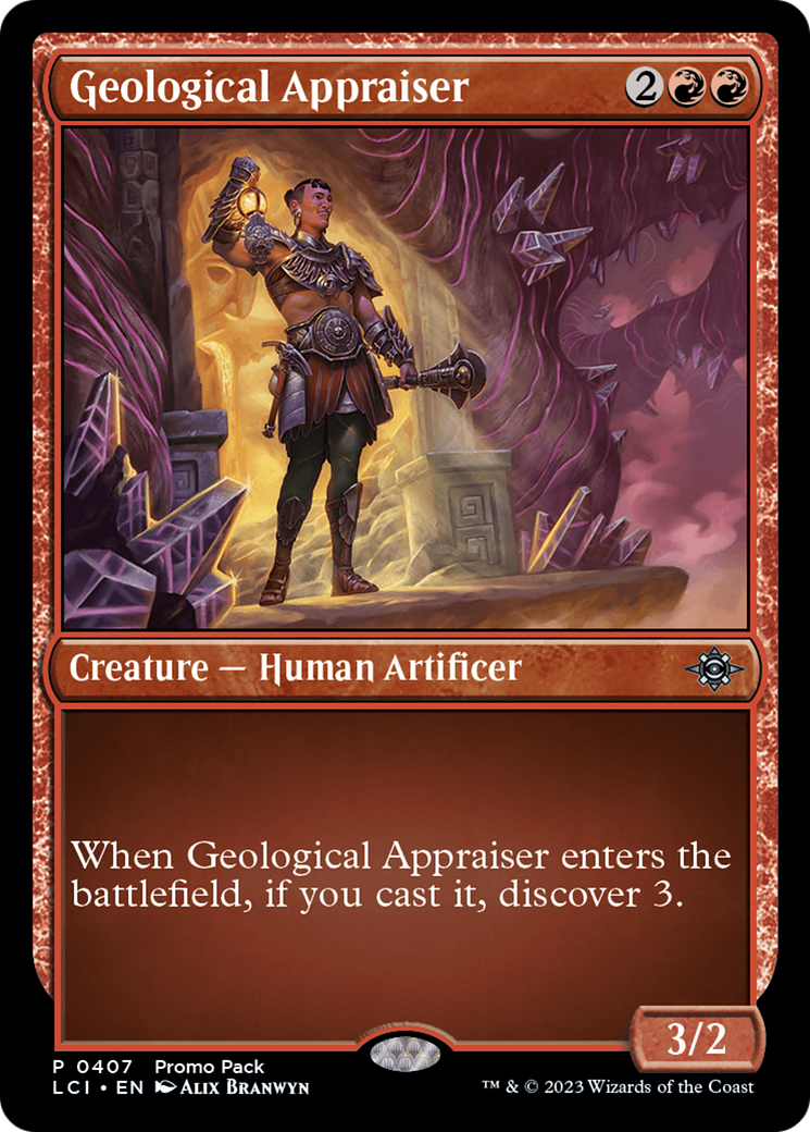 Geological Appraiser [The Lost Caverns of Ixalan Promos] | Cards and Coasters CA