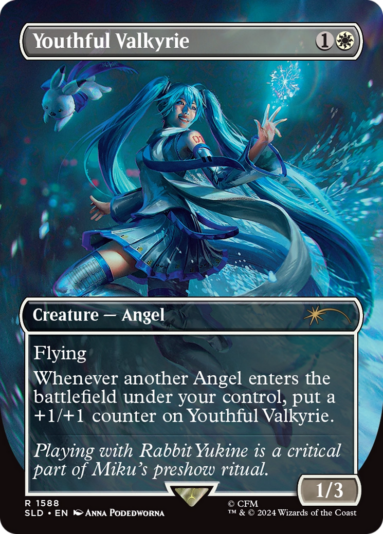 Youthful Valkyrie (Rainbow Foil) [Secret Lair Drop Series] | Cards and Coasters CA