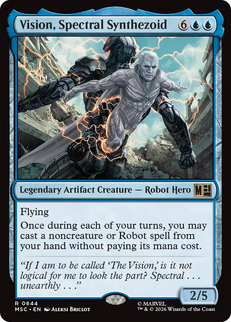 Vision, Spectral Synthezoid [Marvel Super Heroes Commander] | Cards and Coasters CA