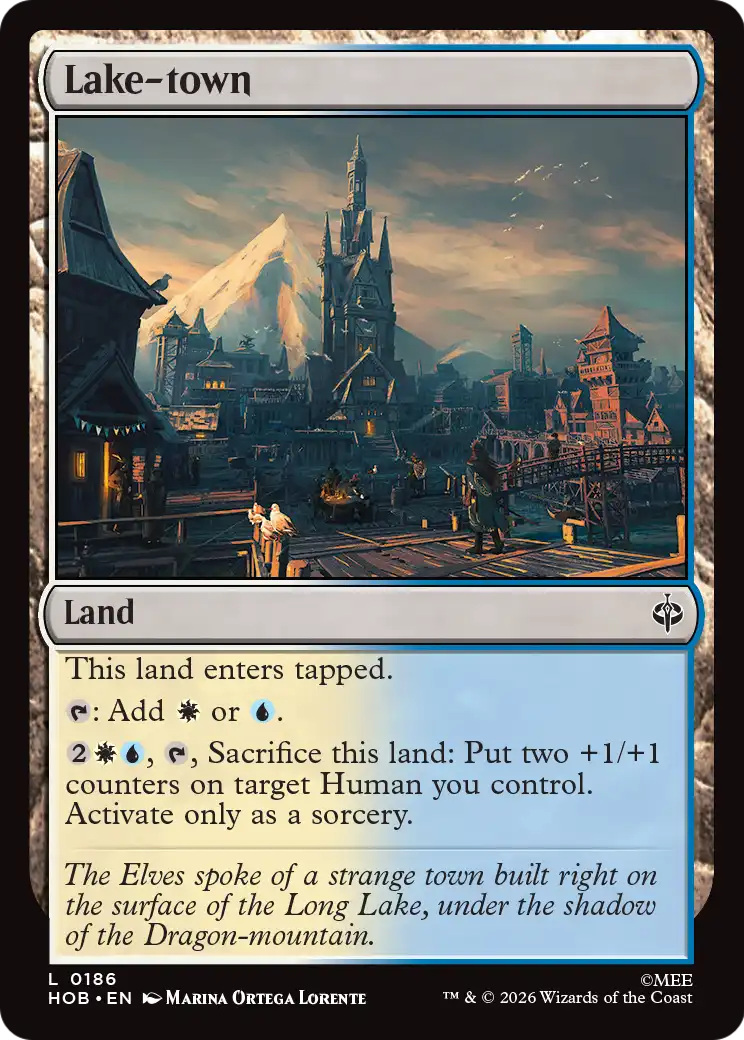Lake-town [The Hobbit] | Cards and Coasters CA