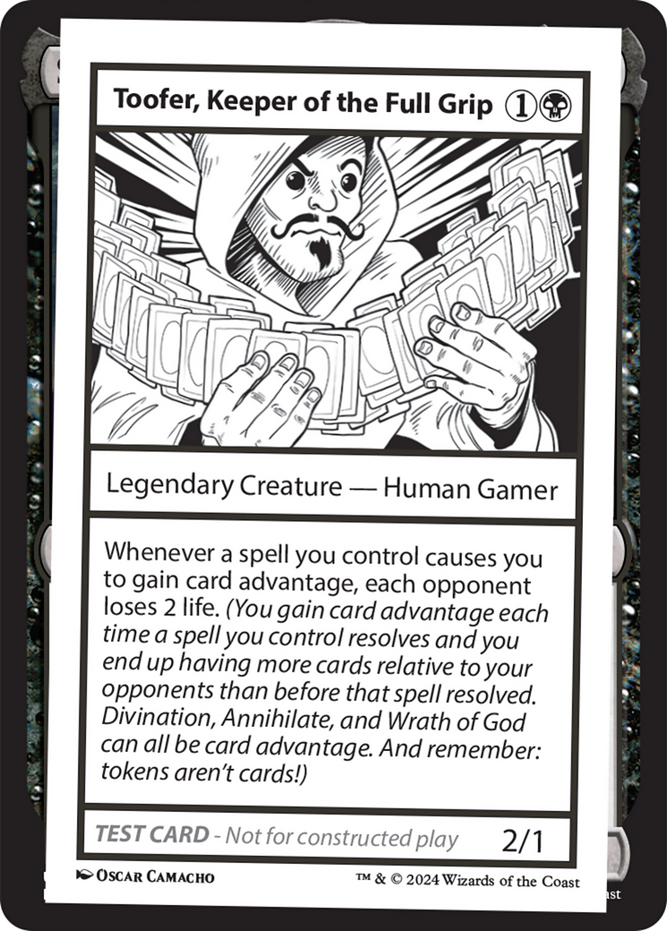 Toofer, Keeper of the Full Grip [Mystery Booster 2 Playtest Cards] | Cards and Coasters CA