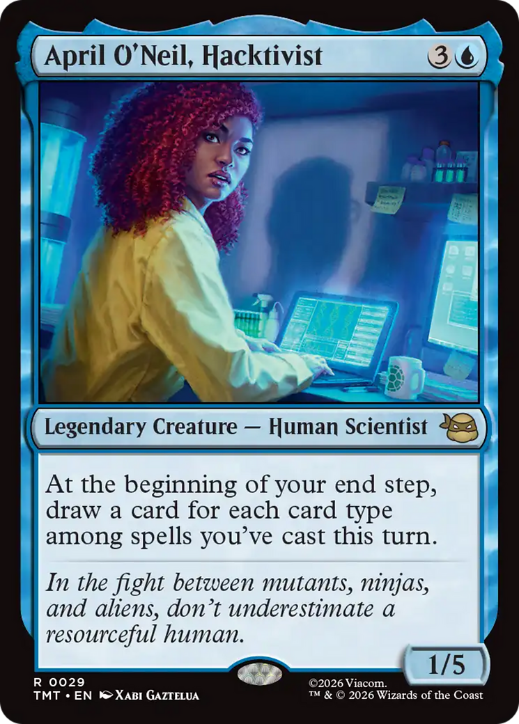 April O'Neil, Hacktivist [Teenage Mutant Ninja Turtles] | Cards and Coasters CA