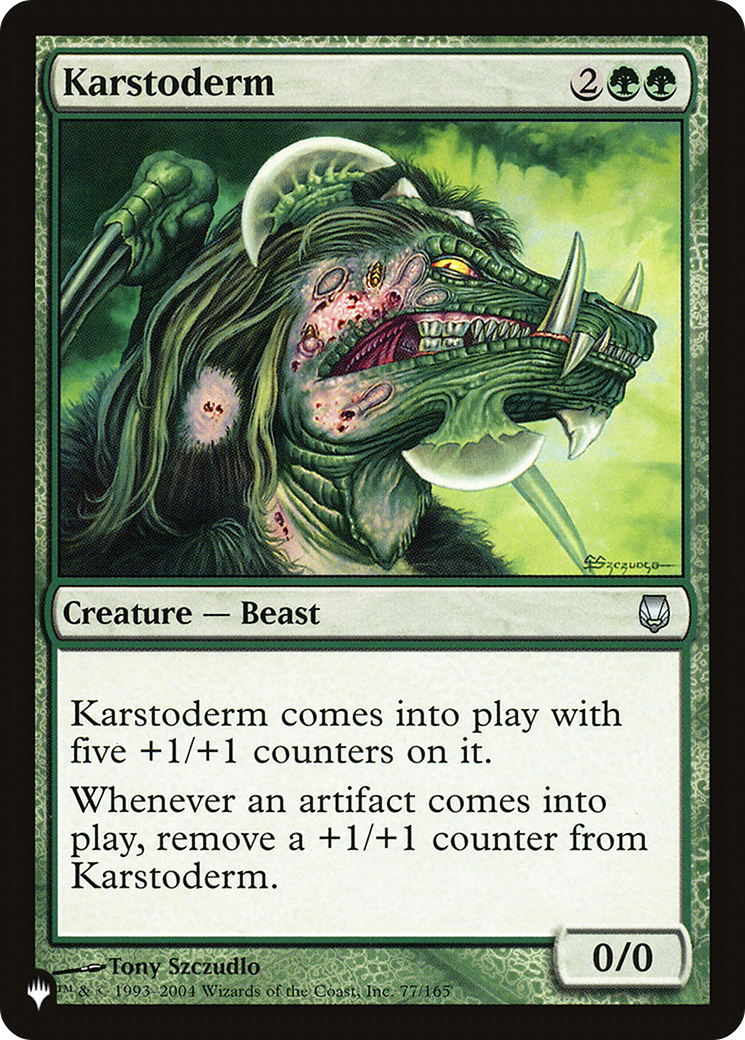 Karstoderm [The List Reprints] | Cards and Coasters CA